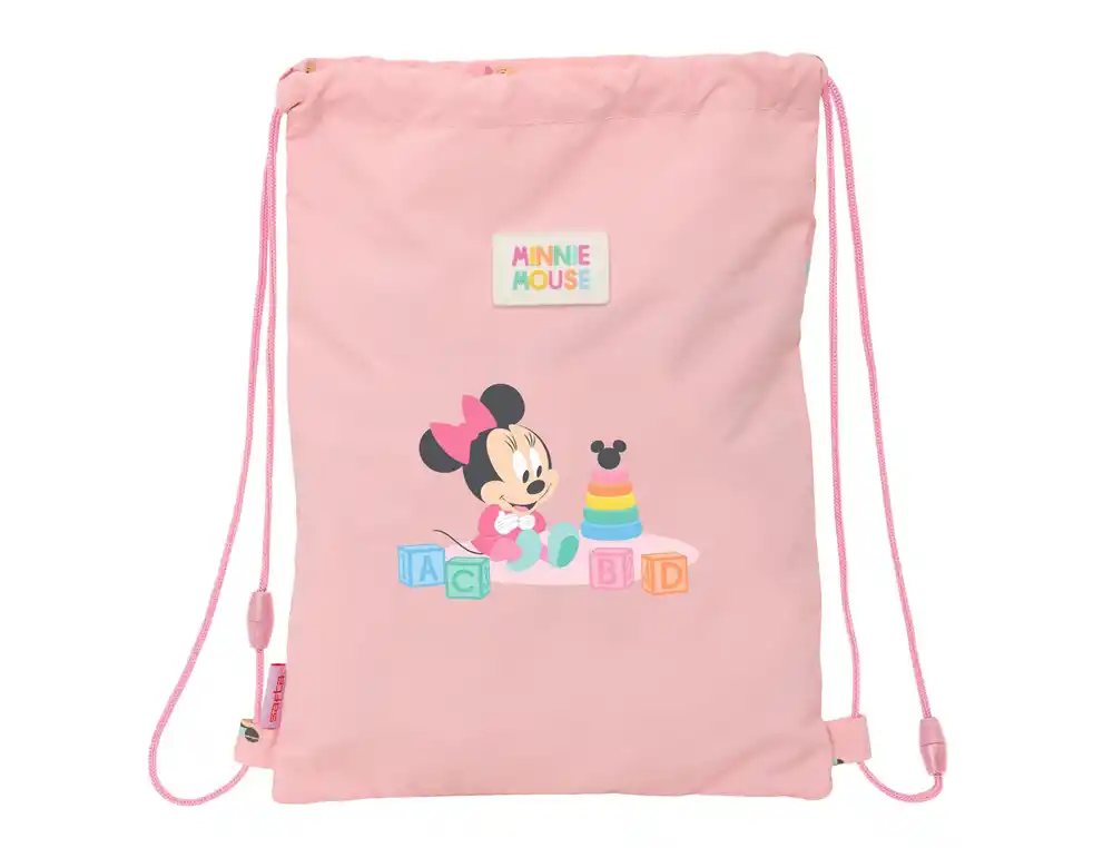 Saco plano junior safta minnie mouse baby 340x260x10 mm