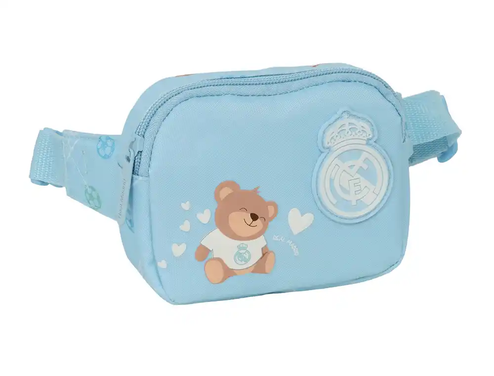 Riñonera infantil safta real madrid azul 110x140x40 mm