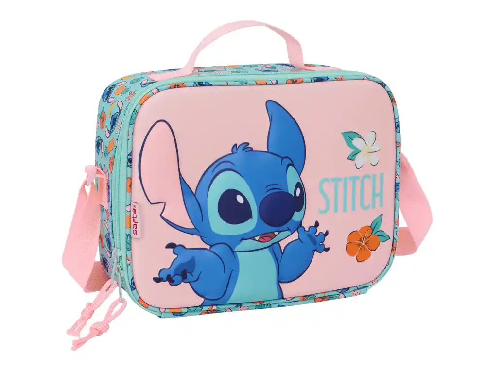 Portameriendas nevera 3d safta stitch 195x250x90 mm