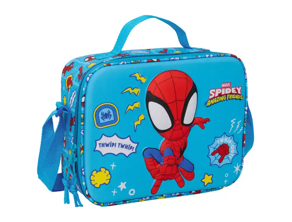 Portameriendas nevera 3d safta spidey 195x250x90 mm