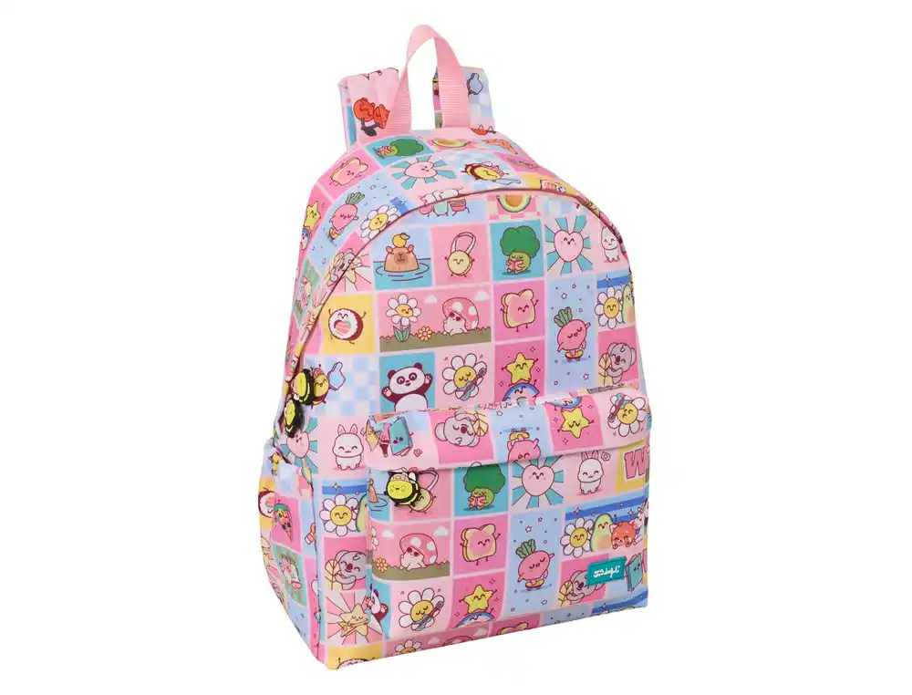 Mochila para portatil 14,1\" safta mr. wonderful comic 430x310x130 mm