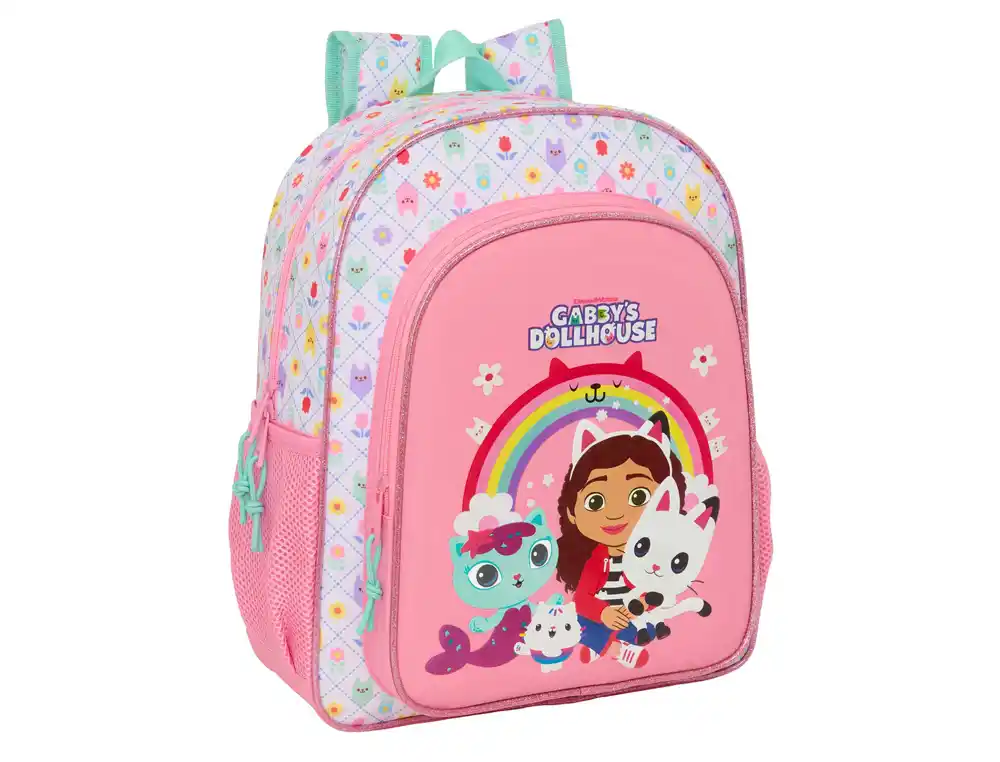 Mochila junior adaptable a carro safta gabby s dollhouse 380x320x120 mm