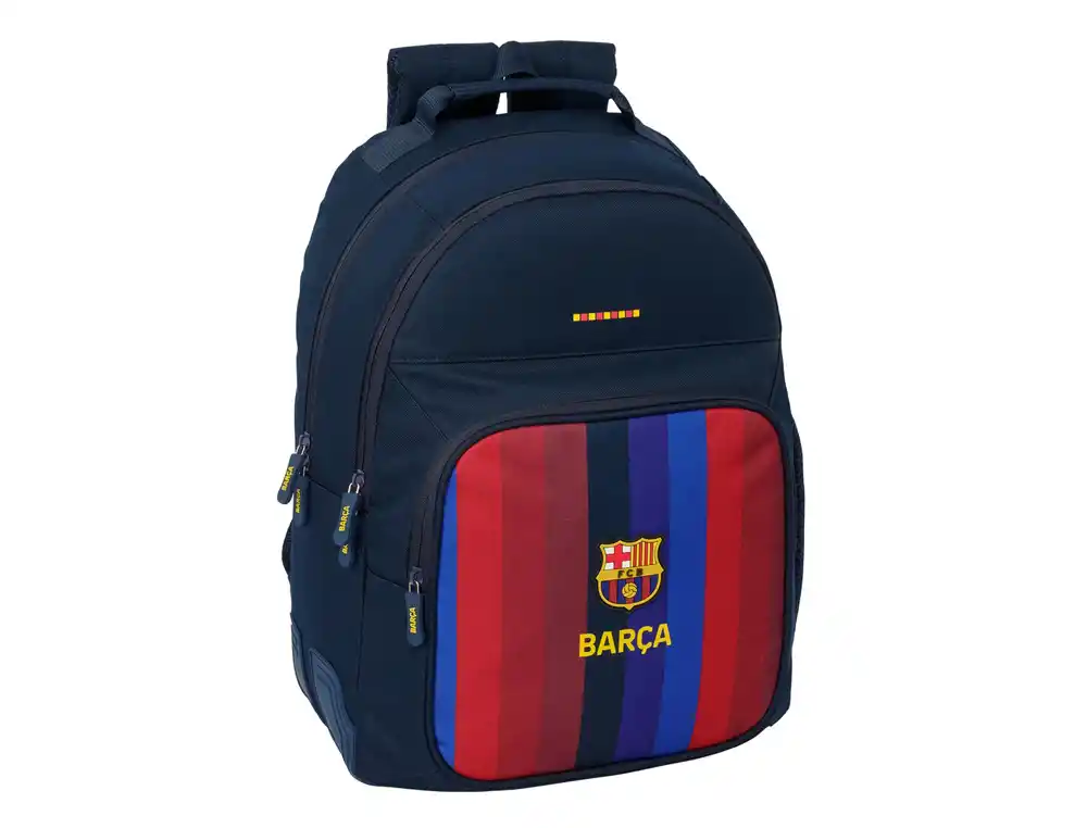 Mochila doble con cantoneras adaptable a carro safta f.c. barcelona 1 equipacion 26/27 420x320x150 mm