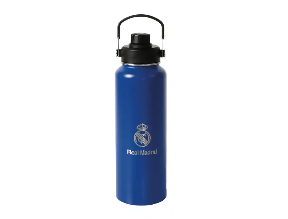 Botella portaliquidos safta termica 1200 ml complementos real madrid