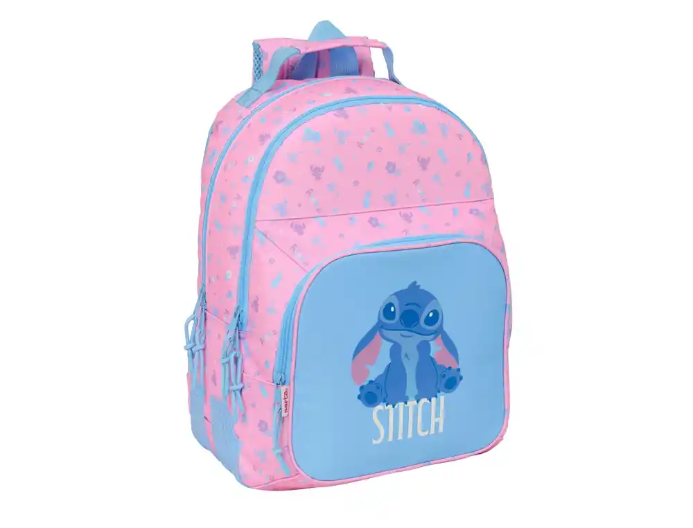 Mochila safta doble con cantoneras adaptable a carro stitch bright 420x320x150 mm