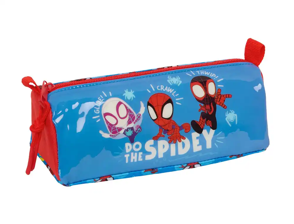Bolso escolar portatodo safta spidey 80x210x70 mm