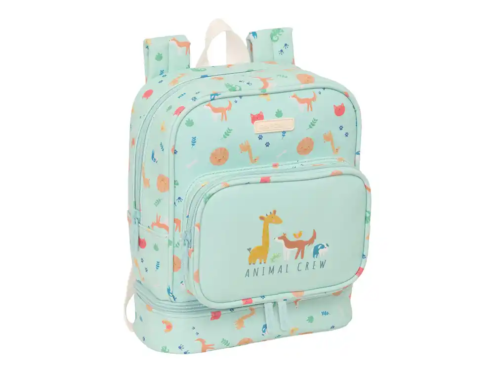 Mochila safta infantil con asas preescolar 280x220x80 mm