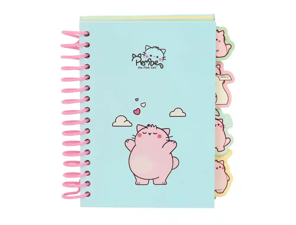 Bloc de notas safta a6 pembe the pink cat