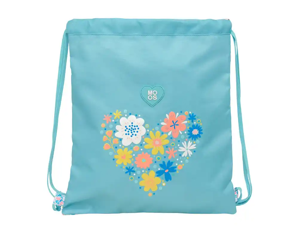 Saco plano safta reciclado moos fiori 400x350x10 mm
