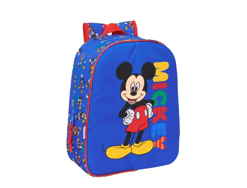 Mochila safta junior adaptable a carro mickey mouse today 380x320x120 mm