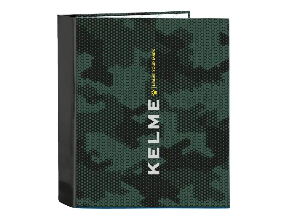 Carpeta carton folio 4 anillas safta lomo ancho kelme camo