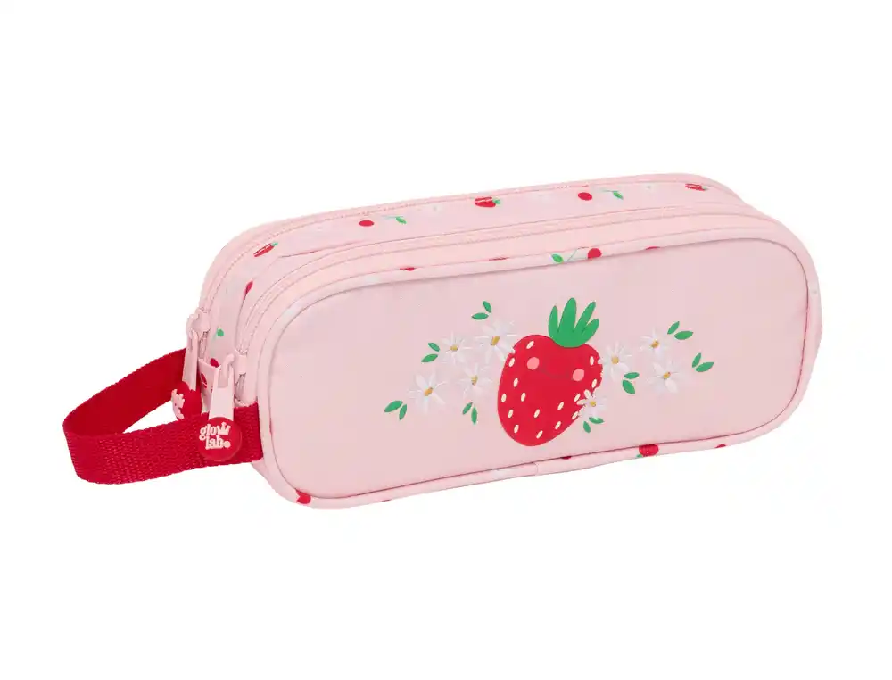 Bolso escolar portatodo safta doble glowlab frutitas 80x210x60 mm