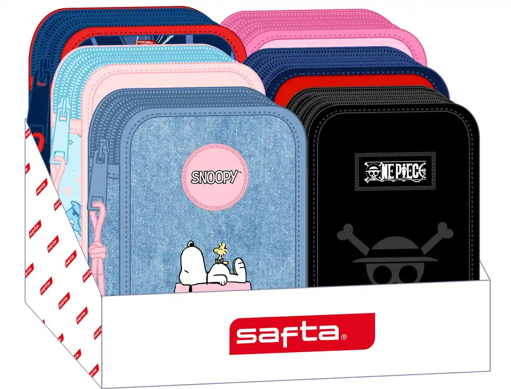 Plumier escolar safta 857 expositor 200x280x240 mm