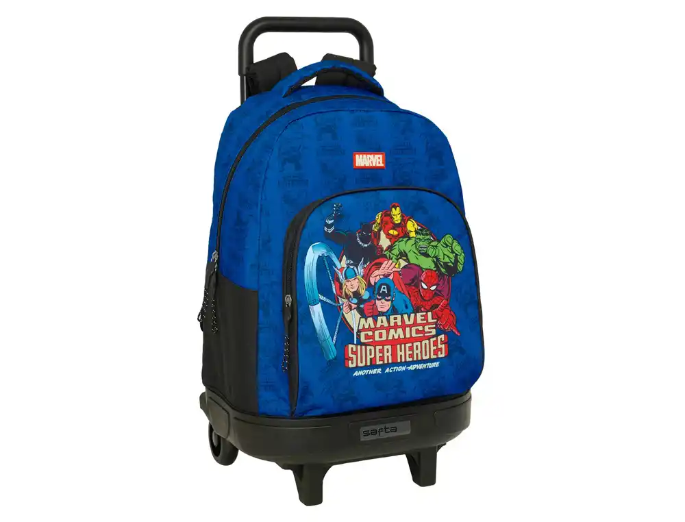 Mochila safta grande con ruedas compact extraible avengers 450x330x220 mm