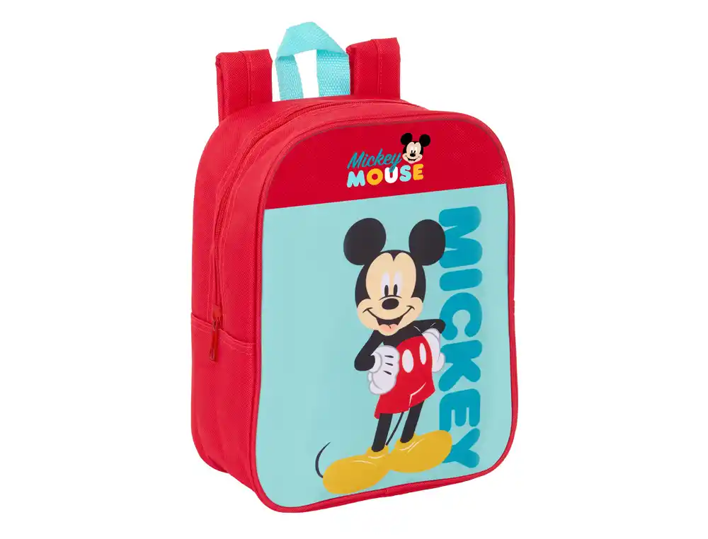 Mochila safta guarderia adaptable carro mickey mouse 270x220x100 mm