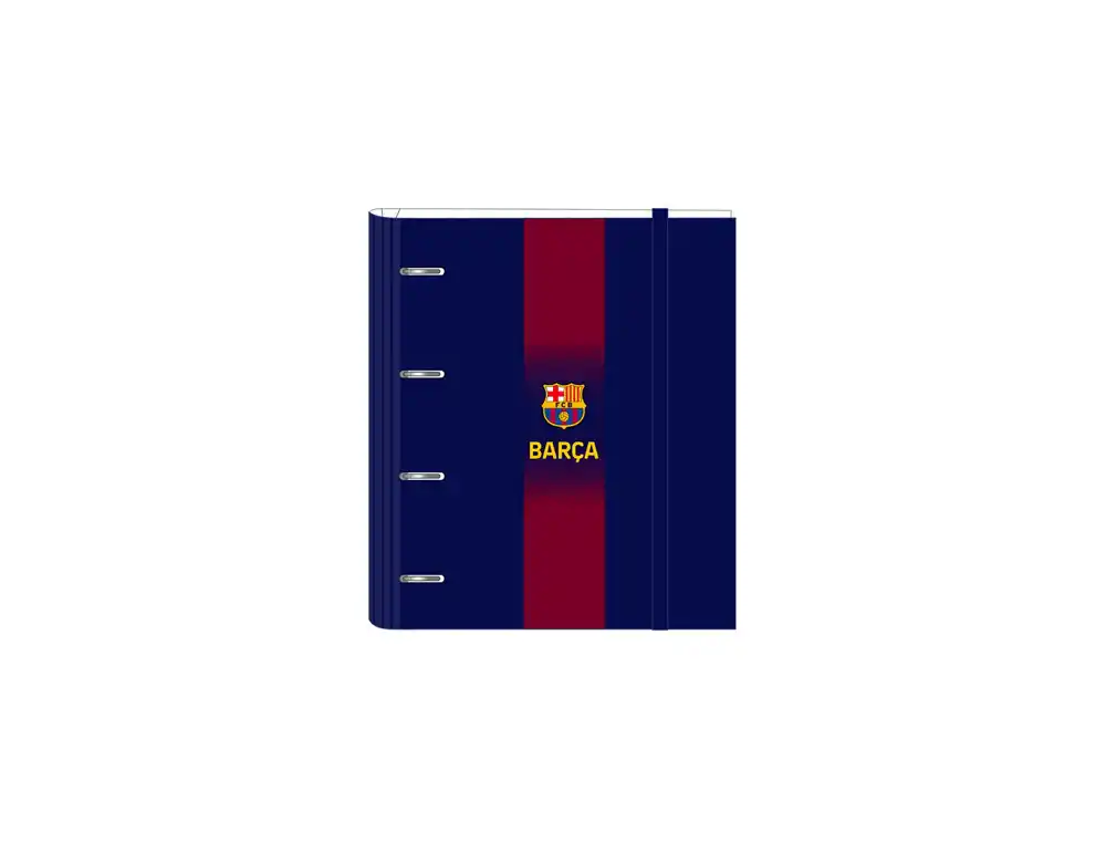 Carpeta safta 4 anillas de 35mm a4 con recambio 100h con goma y 5 separadores f.c. barcelona 1 equipacion 25/26