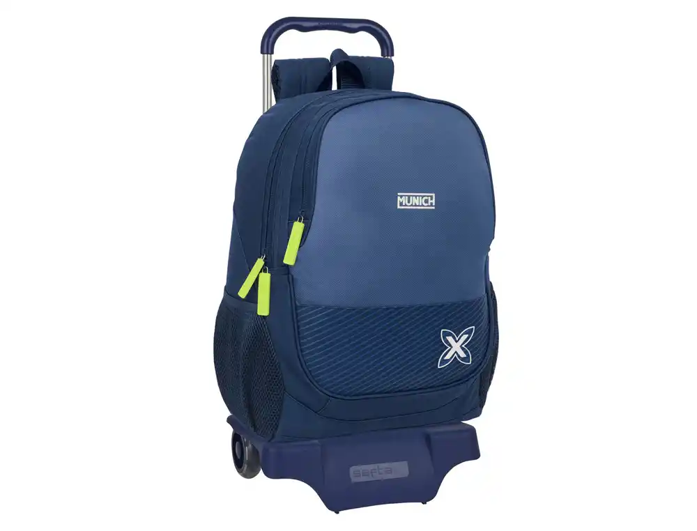 Mochila safta mod. 665 con carro 905 munich blue indigo 440x320x160 mm