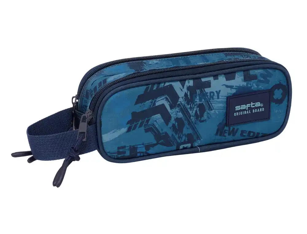 Bolso escolar portatodo safta doble new edition 80x210x60 mm