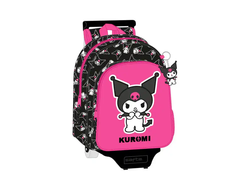 Mochila safta mod. 185 con carro 705 kuromi 340x260x110 mm
