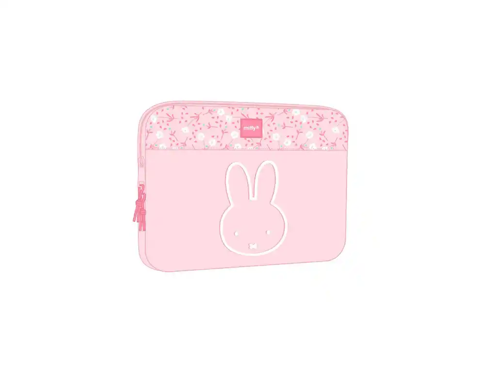 Funda para portatil safta 15,6'' miffy flores 275x395x35 mm
