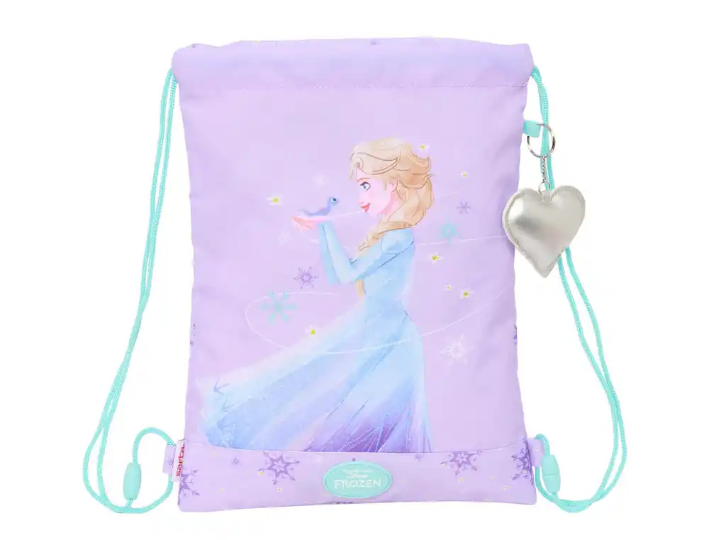Saco plano safta junior frozen spirit 340x260x10 mm