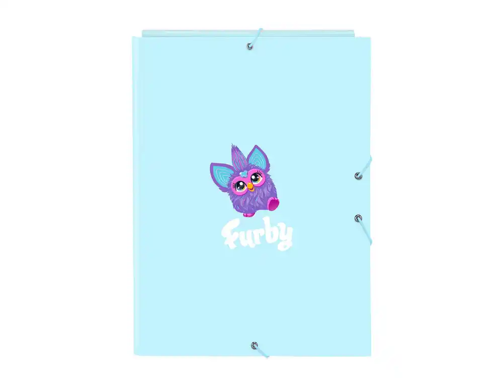 Carpeta safta gomas solapas folio carton furby