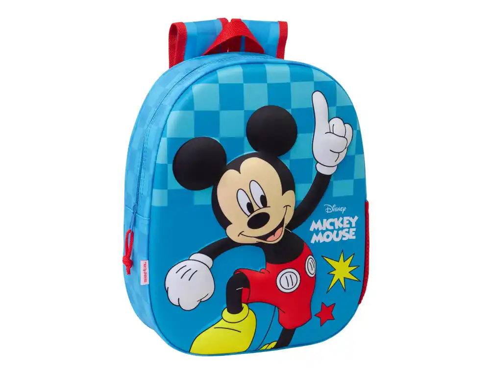 Mochila safta 3d mickey mouse 330x270x100 mm