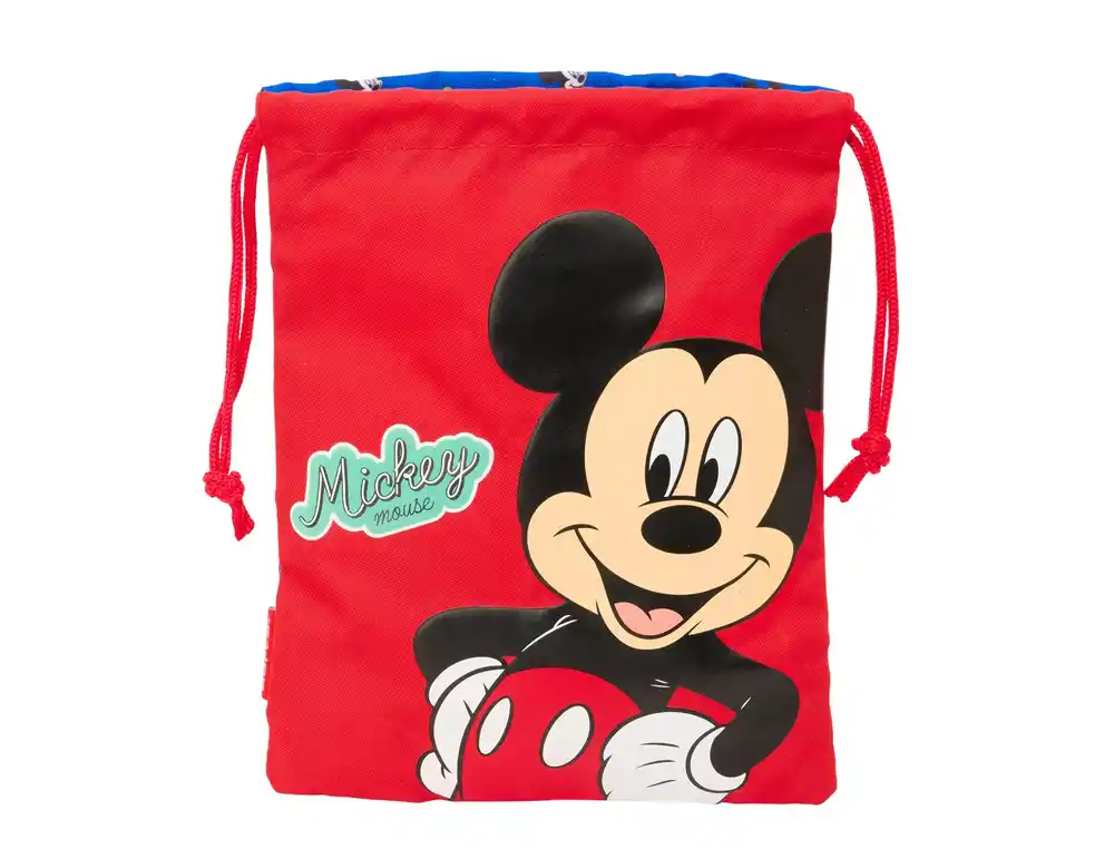 Saquito merienda safta mickey mouse good day 250x200 mm
