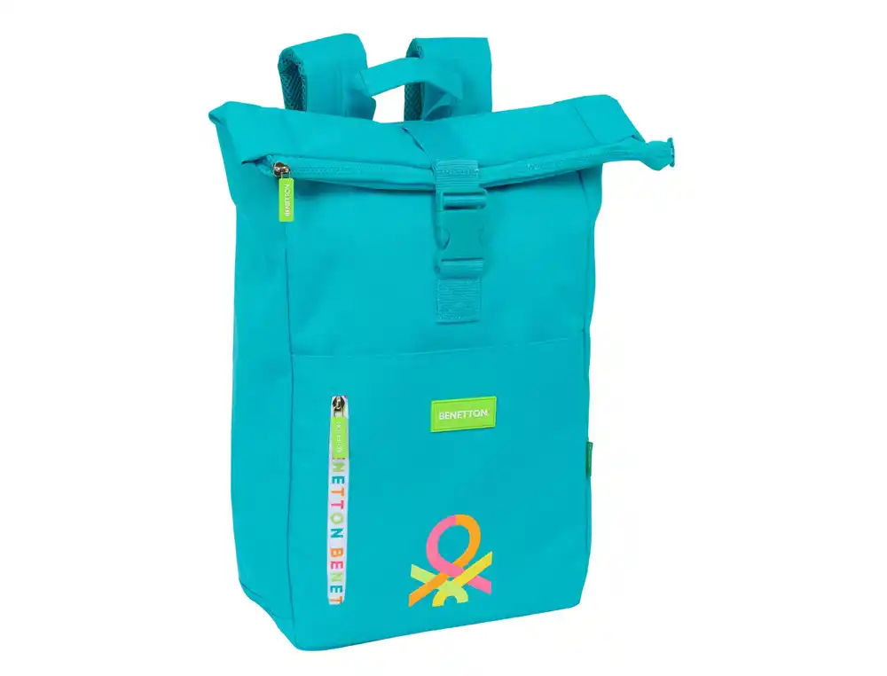 Mochila safta solapa para portatil 15,6'' benetton spring 420x280x130 mm