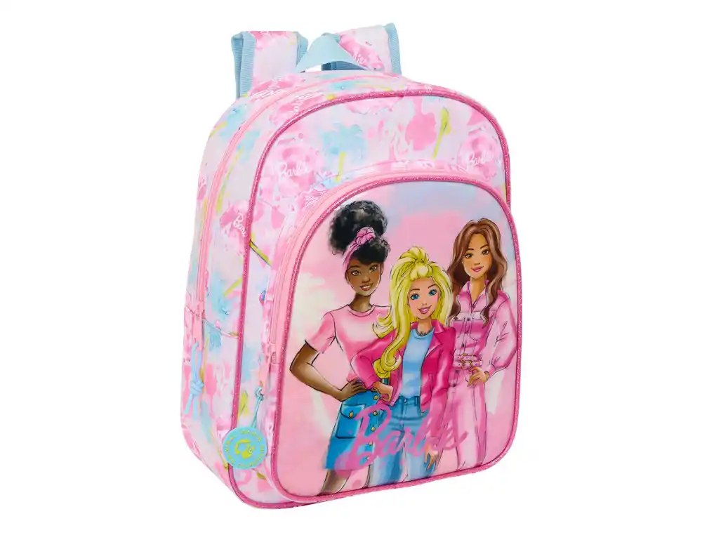 Mochila safta infantil adaptable a carro barbie 340x260x110 mm