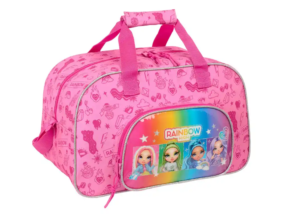 Bolsa de deporte safta rainbow high shine 240x400x230 mm