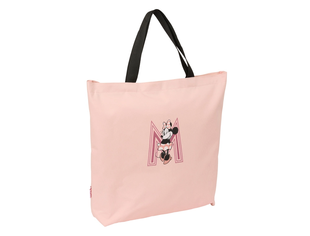 Bolsa shopping bag safta minnie mouse blush 450x500x100 mm