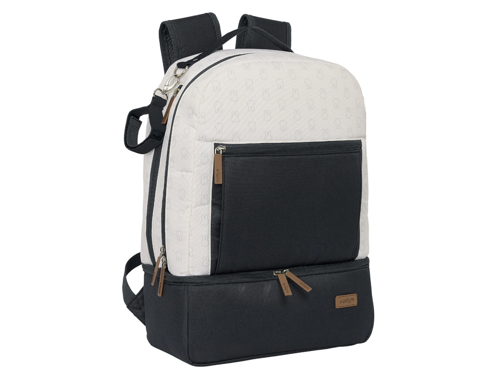 Mochila safta accesorios bebe reciclado y repelente miffy mum moon 430x300x150 mm