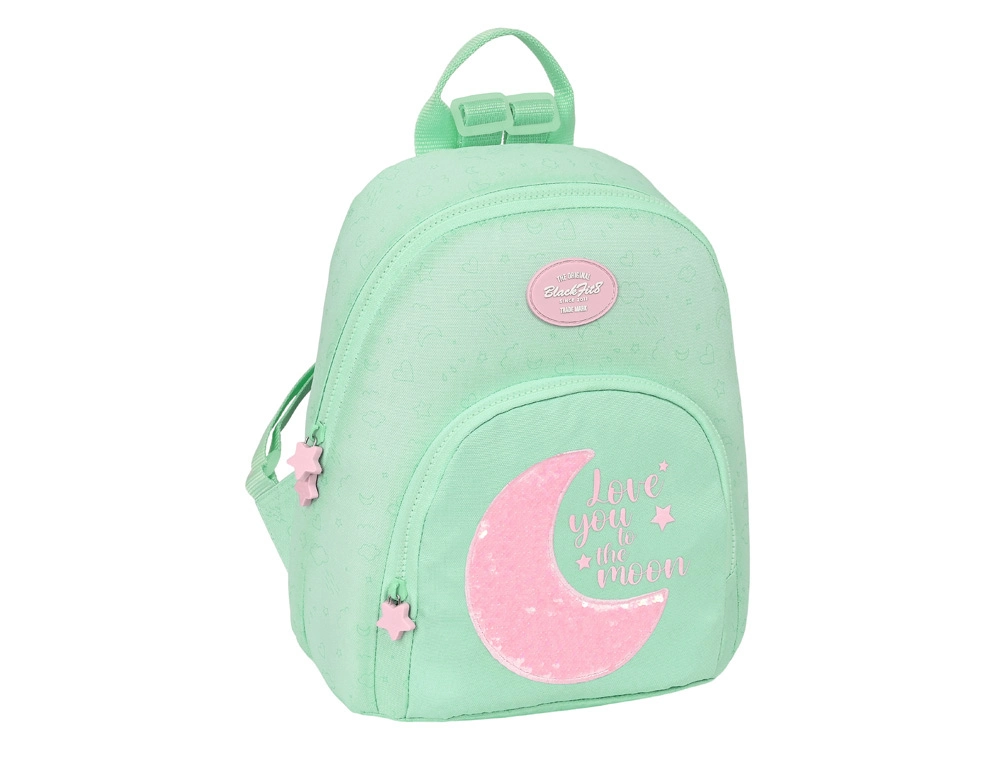 Mini mochila safta reciclado blackfit8 moon 300x250x130 mm