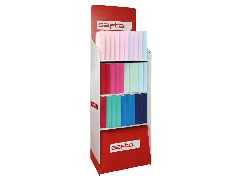 Expositor safta papeleria surtido stationery 1900x600x380 mm