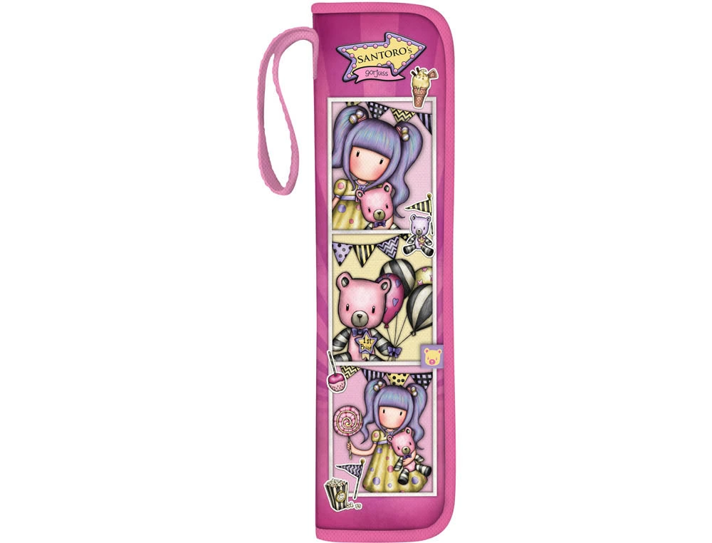 Bolso escolar safta gorjuss fairground portaflauta 360x100x25 mm