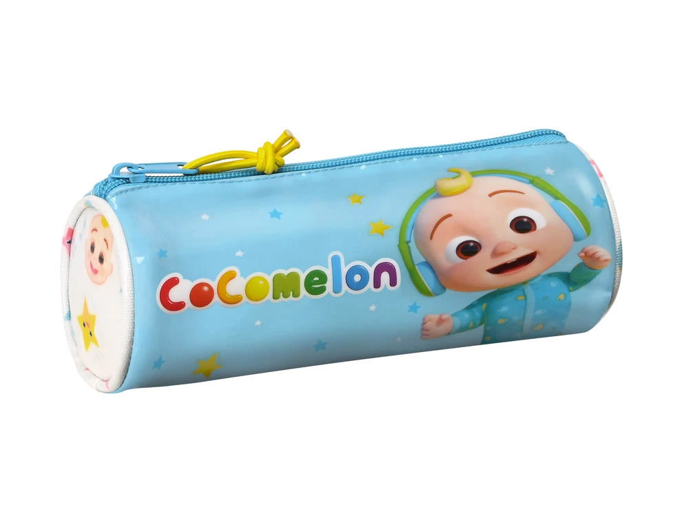 Bolso escolar portatodo safta redondo 200x70x70 mm cocomelon