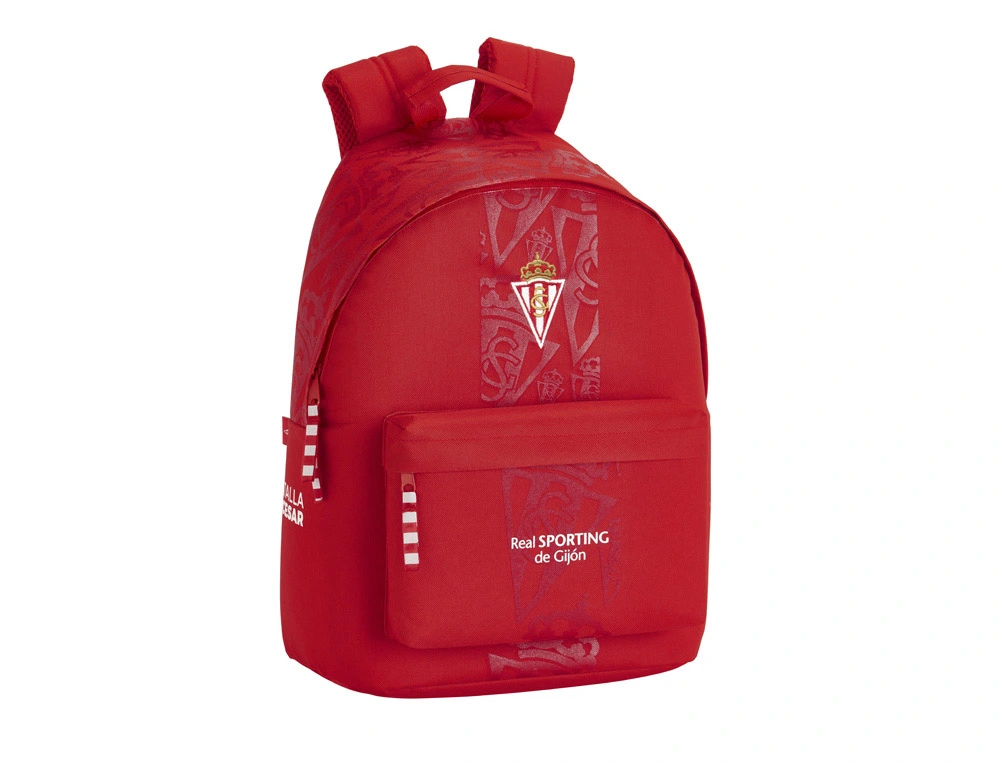 Cartera escolar safta sporting de gijon day pack ordenador 14,1\" 310x160x410 mm