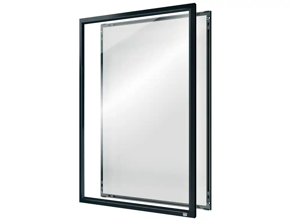 [251347] Portaposter nobo impression pro con marco gris grafito din a3