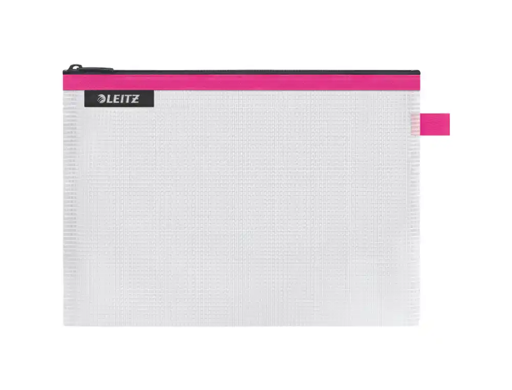 Bolsa multiusos leitz wow resistente al agua color fucsia 240x170 mm