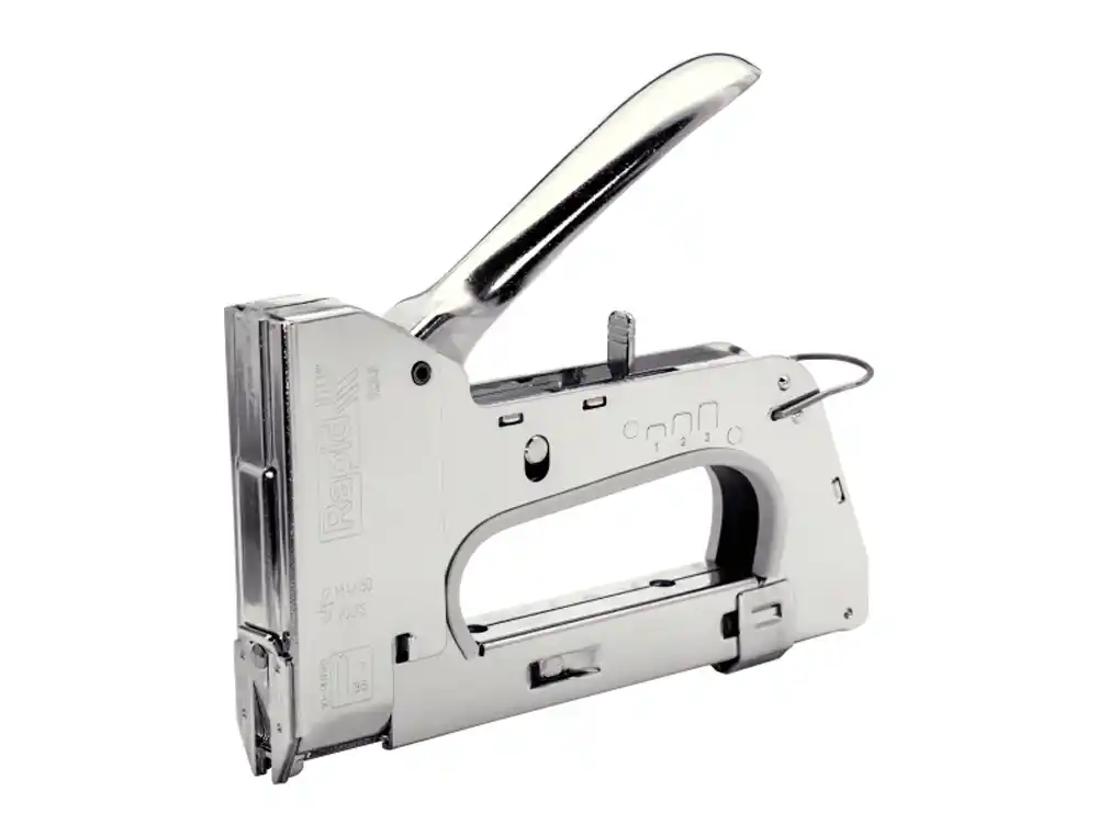 Grapadora rapid clavadora r36 cromada usa grapas n 36