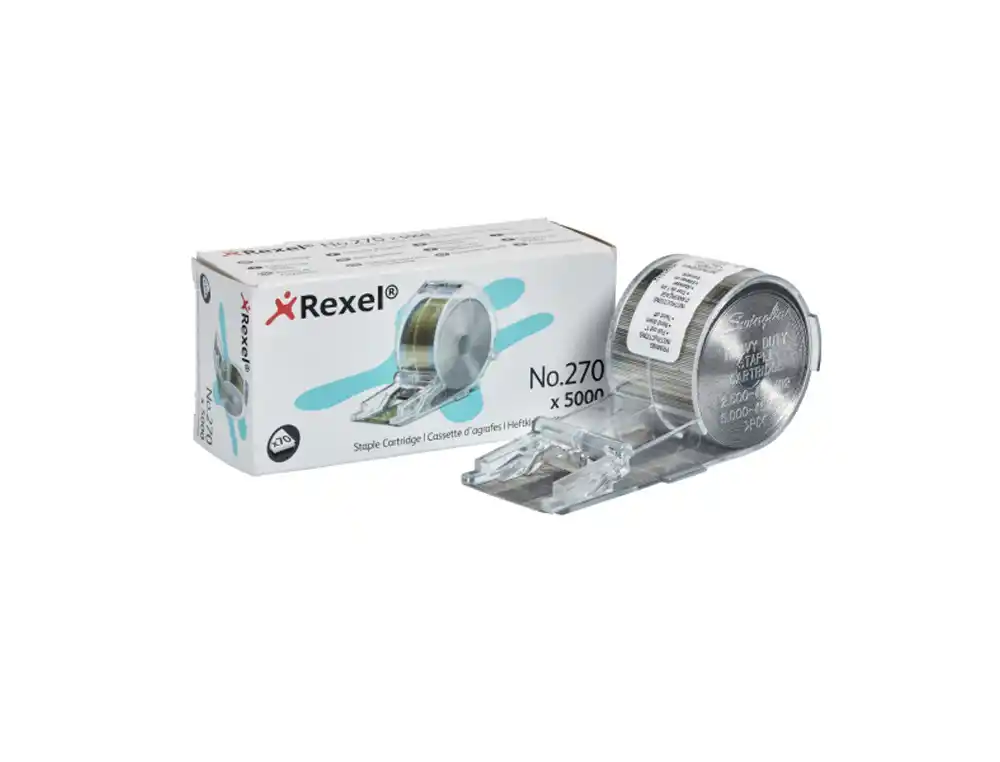 Grapas rexel galvanizadas para stella 70 cartucho de 5000 unidades