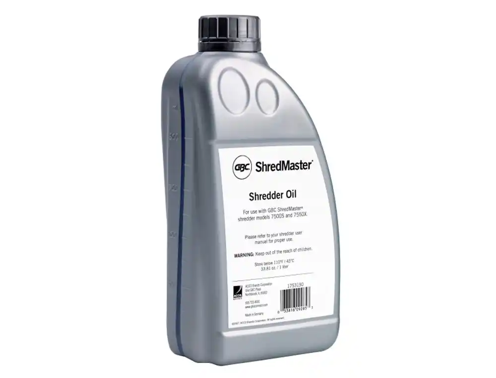 Aceite lubricante rexel para destructora de documentos serie 7000 bote de 1 l