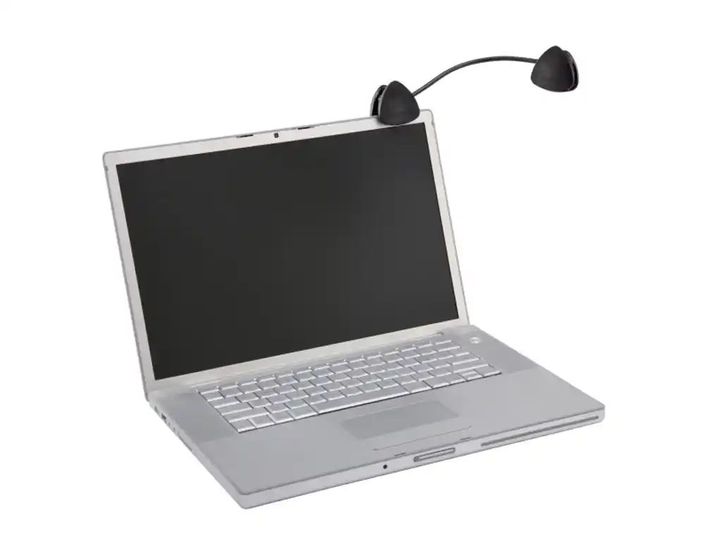 Atril para ordenador kensington flexible con clip color negro 132x35x21 mm