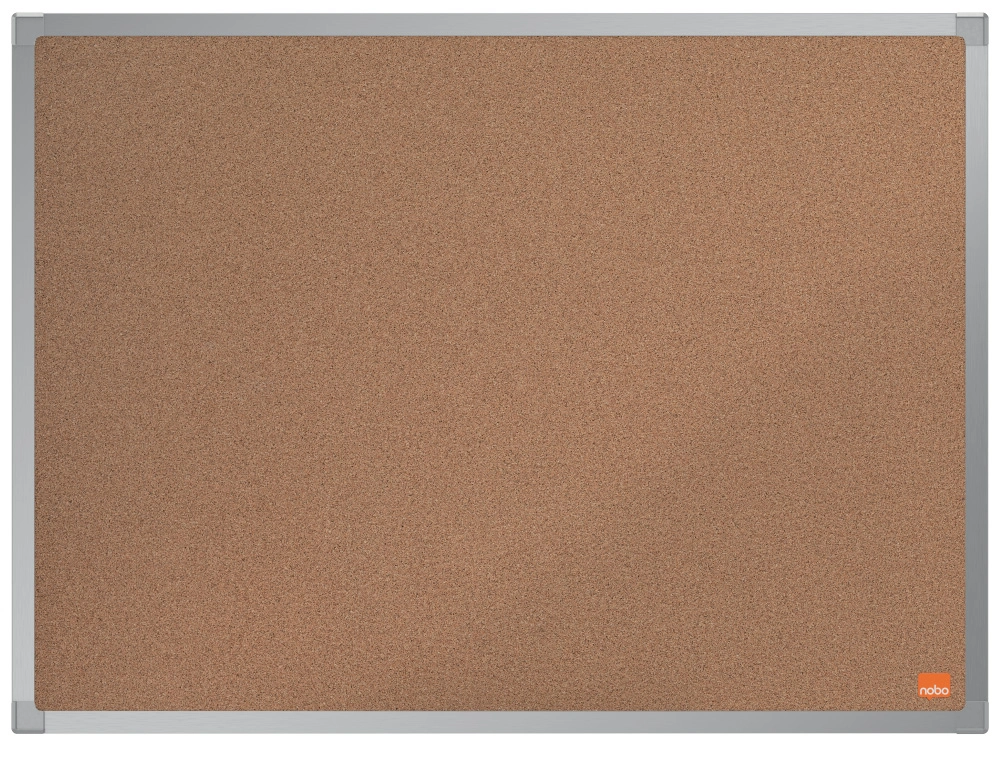 [241236] Pizarra corcho nobo essence marco aluminio 60x45 cm