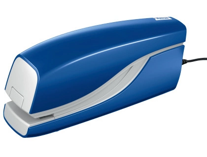 [240723] Grapadora petrus electrica e-110 contactless azul capacidad 10 hojas usa grapas n 10