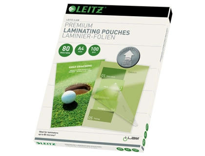 Bolsa de plastificar leitz din a4 80 micras caja de 100 unidades