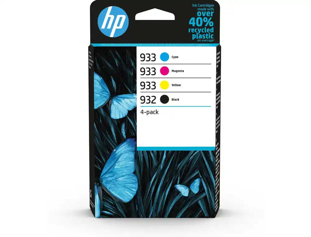 Ink-jet hp c932/3 pack 4 unidades negro/amarillo/cian/magenta