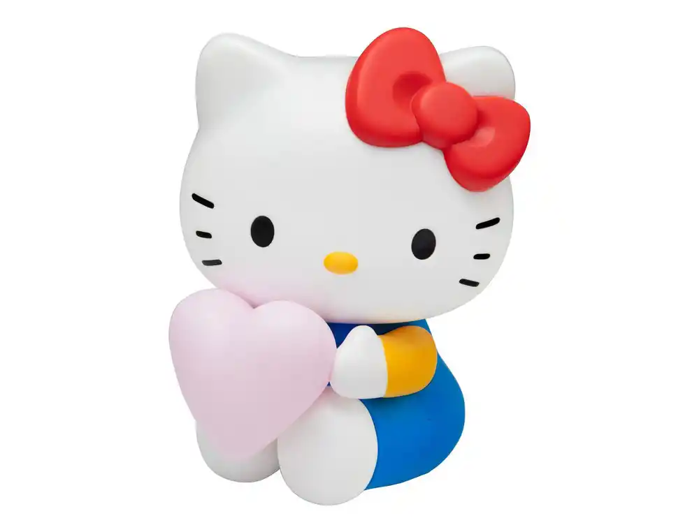 Lampara sobremesa hello kitty con corazon 16 cm