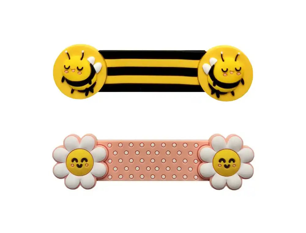Organizadores de cable wondee mr. wonderful blossom pack de 2 unidades